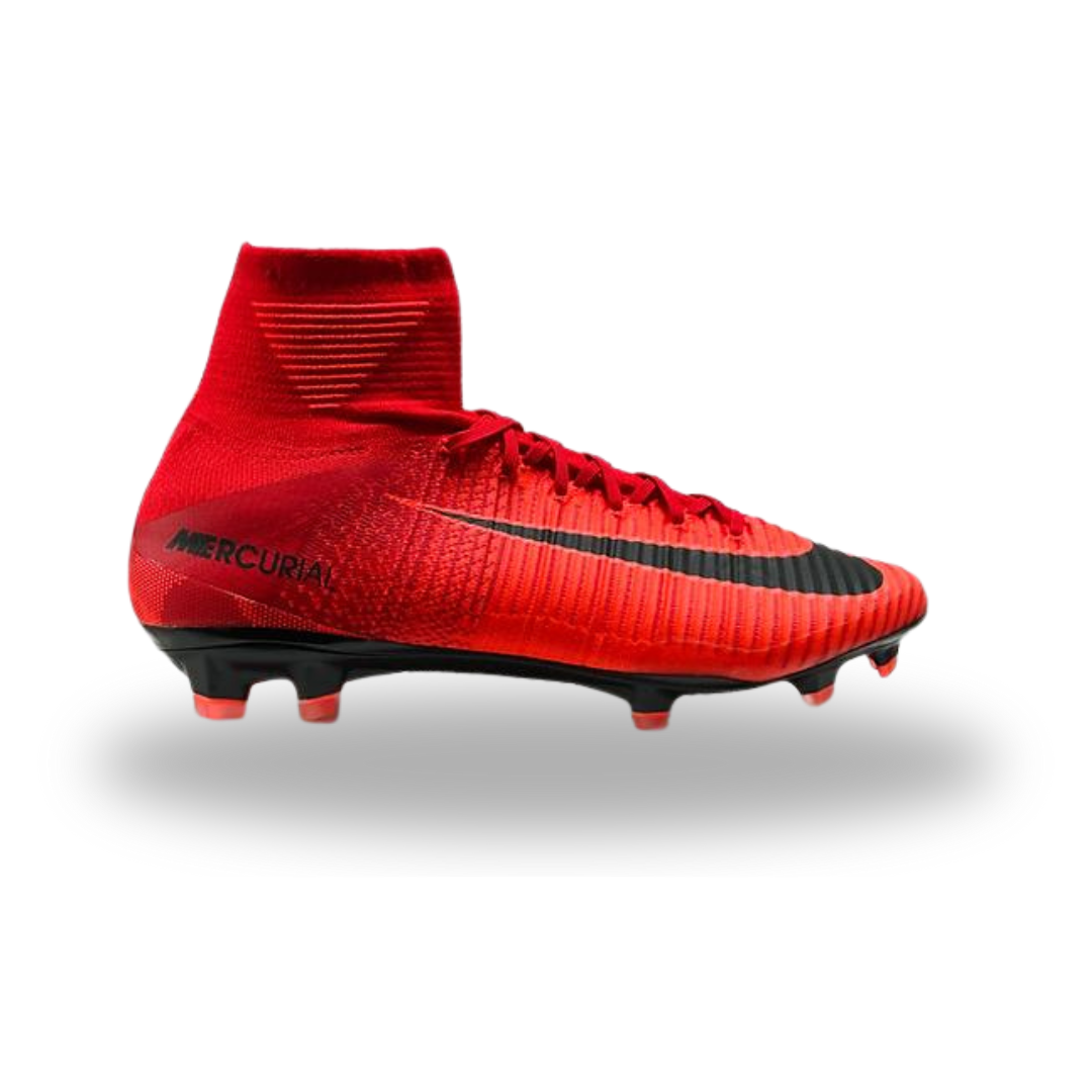 Red and black nike boots deals