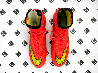 Nike Mercurial Superfly IV Hyper Punch / Gold / Black 2014 World Cup FG